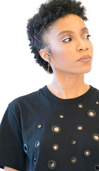Black Grommet Tshirt