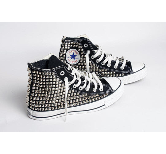Custom Men's Studded Converse