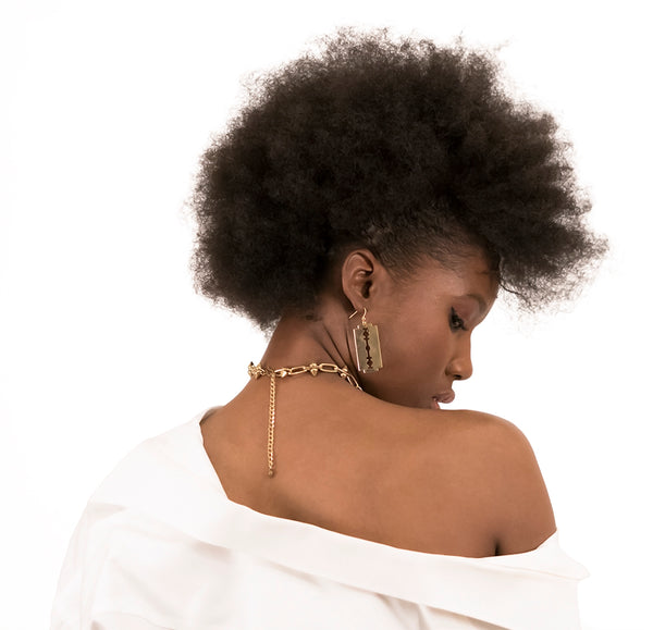 Gold Spiked Choker Necklace