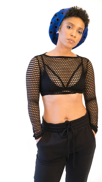 SuperNova Blue Grommet Beret