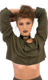 Alligator choker necklace