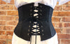 Black Jacquard Snakeskin Corset