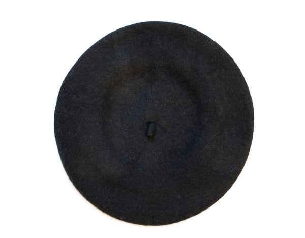 Black on Black Grommet Beret