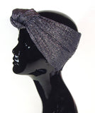 metallic knot turban