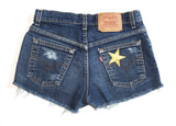 Give Me Head Til' I'm Dead Patch Vintage Shorts Back
