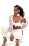 Hologram Door Knocker Choker Necklace