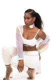 Hologram Door Knocker Choker Necklace