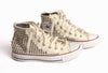 Custom men's studded converse