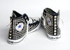 Custom men's studded converse