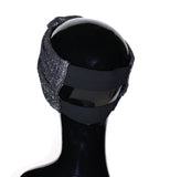 metallic knot turban