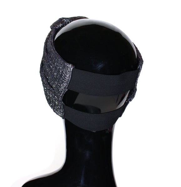 metallic knot turban