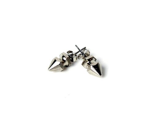 mini spike earrings