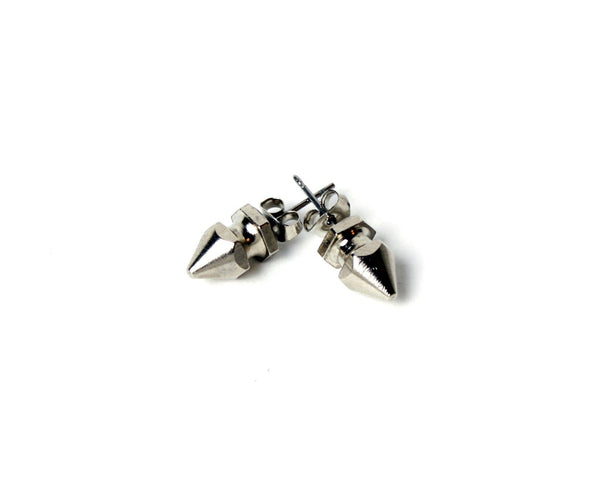 mini spike earrings
