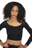 Leopard print leather and chain choker