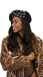 Black Stunna Grommet Beret