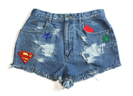 Lace Cutoff Shorts