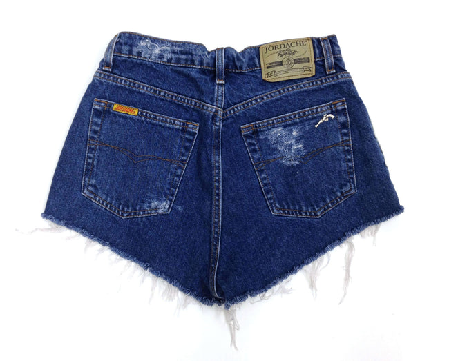 gold studded lace high waisted shorts
